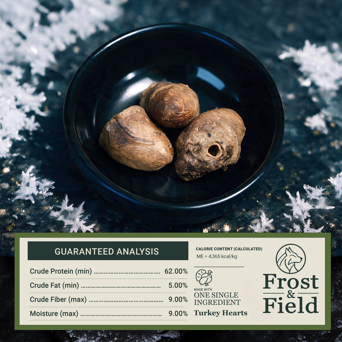 Freeze-Dried Sliced Turkey Hearts