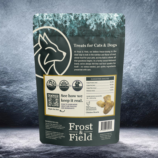 Freeze-Dried Whole Chicken Hearts