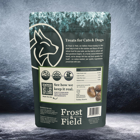 Freeze-Dried Sliced Turkey Hearts