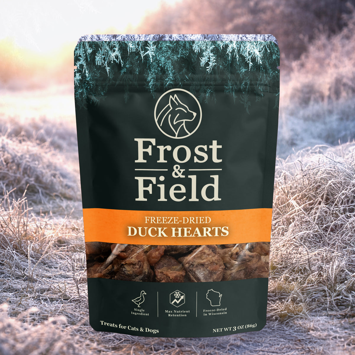 Freeze-Dried Duck Hearts