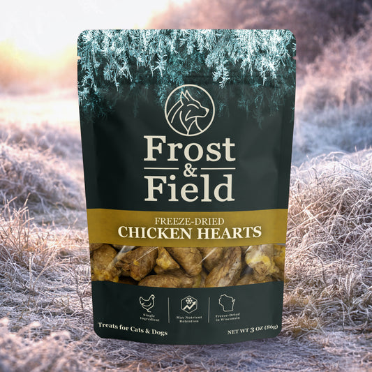 Freeze-Dried Whole Chicken Hearts