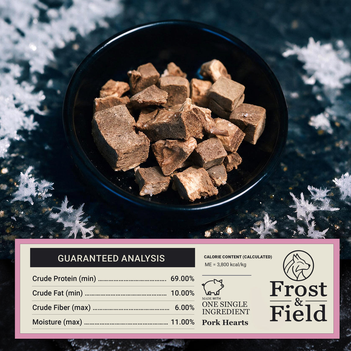Freeze-Dried Pork Hearts